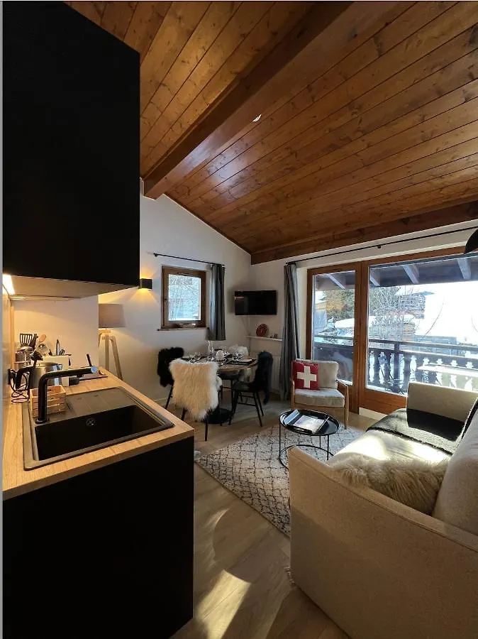 N5 Megeve - Residence De L'Ours - Appart 4 Pers